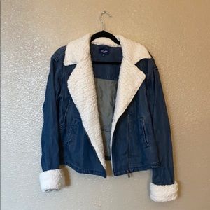 Sherpa Jean Jacket